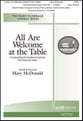 All Are Welcome at the Table SATB choral sheet music cover